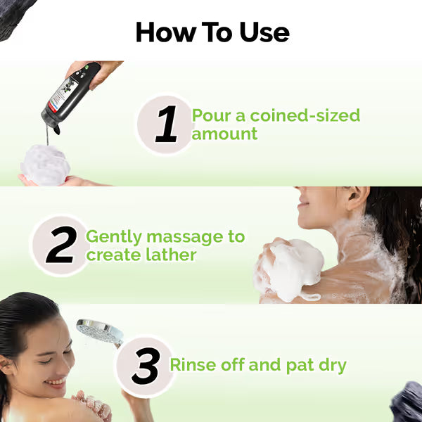 Mamaearth – Charcoal Moisturizing Body Wash (275ml)