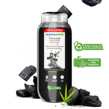 Mamaearth – Charcoal Moisturizing Body Wash (275ml)