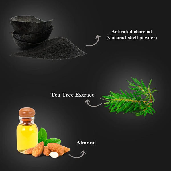 Lotus Herbal - WhiteGlow Activated Charcoal 4 in 1 Facial kit