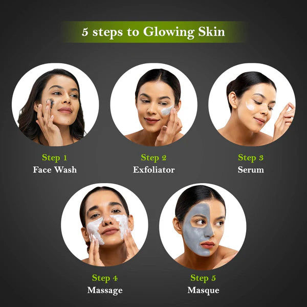 Lotus Herbal - WhiteGlow Activated Charcoal 4 in 1 Facial kit