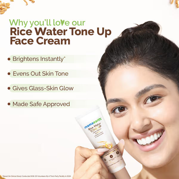 Mamaearth – Rice Water Tone Up Face Cream (50 g )