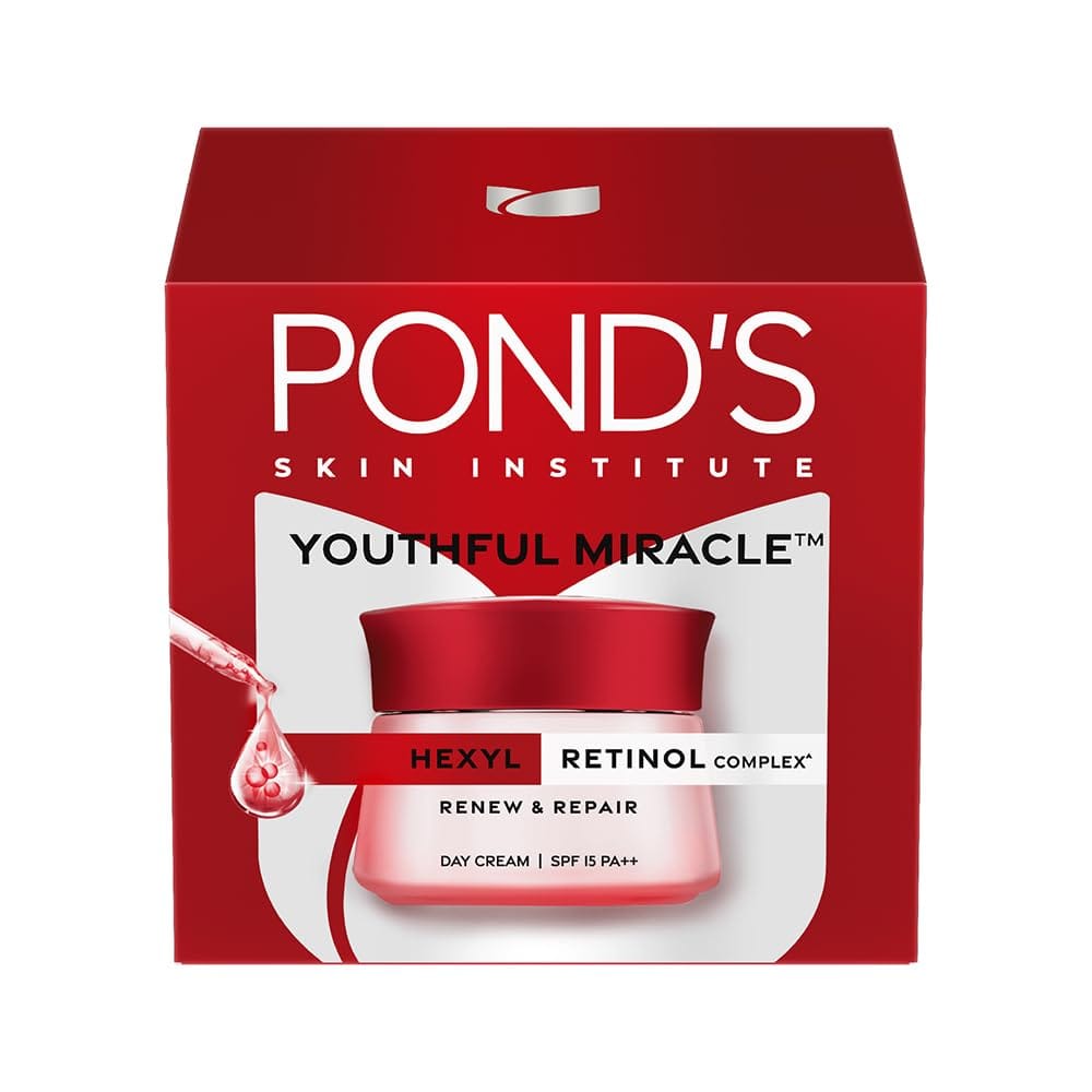 Pond's - Youthful Miracle Hexyl Retinol Complex Renew & Repair Day Cream Spf 15 PA++ (50g)