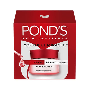 Pond's - Youthful Miracle Hexyl Retinol Complex Renew & Repair Day Cream Spf 15 PA++ (50g)