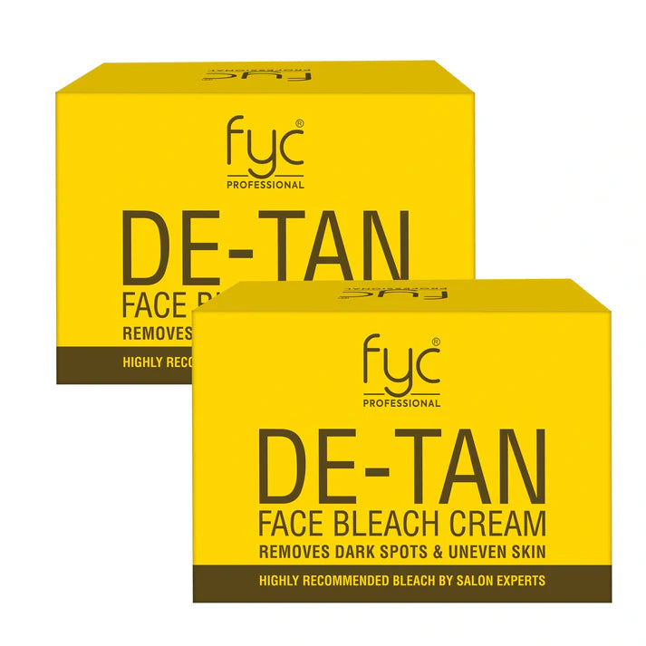 FYC Professional - De Tan Face Bleach Cream Removes Tan & Evens The Skin Tone