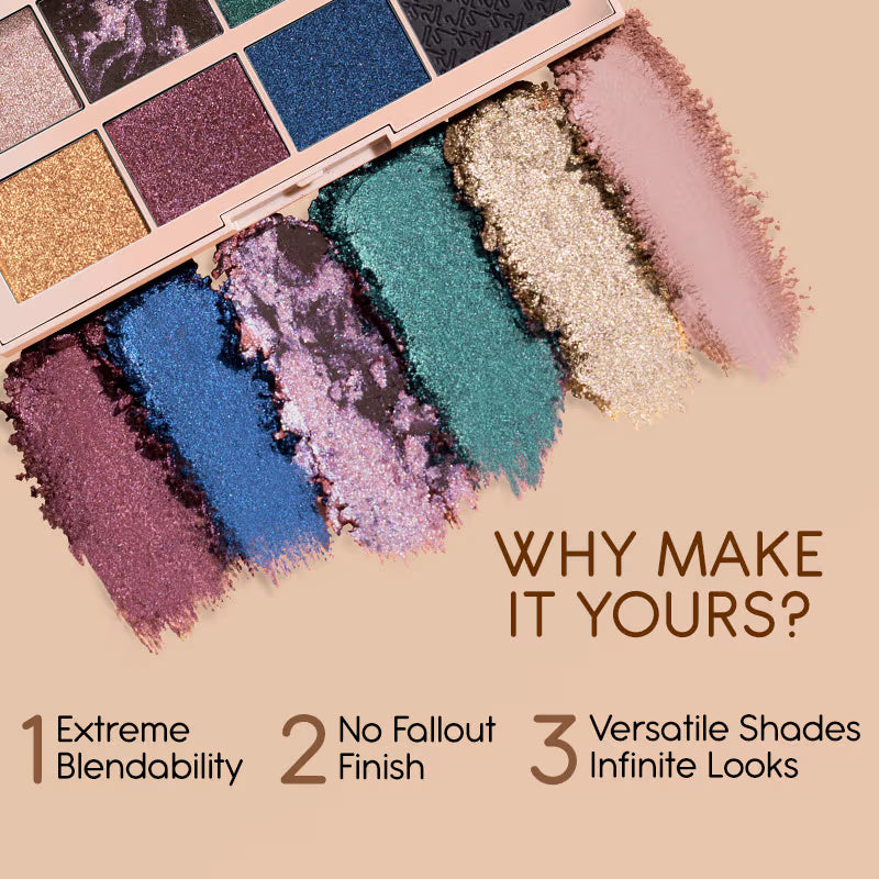 Kay Beauty - Eyekanvas Eyeshadow Palette Enriched With Squalane + Vitamin E (15g)
