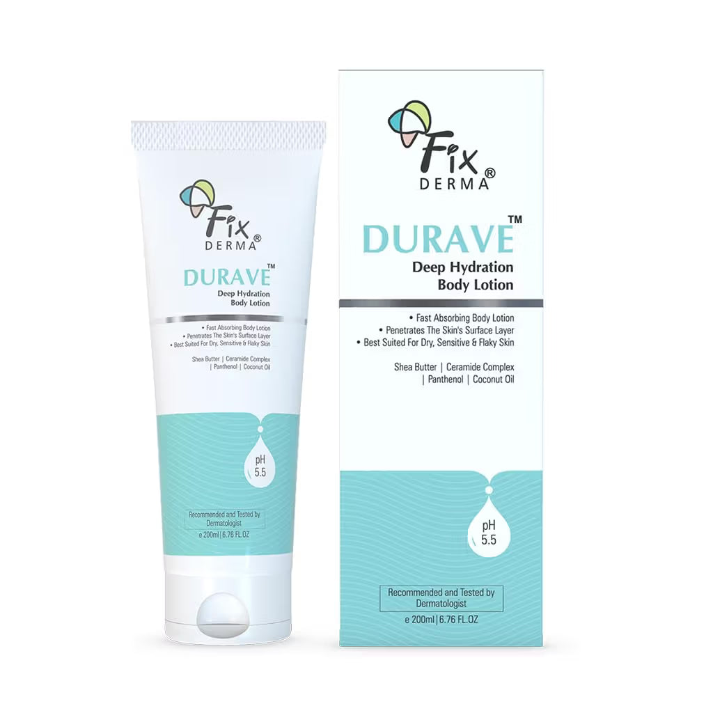 Fixderma - Durave Deep Hydrating Body Lotion With Ceramide & Shea Butter (200ml)