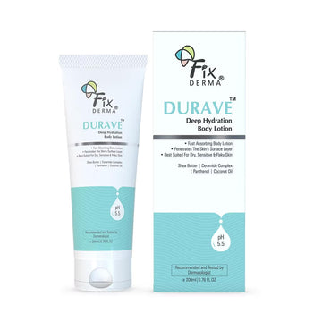 Fixderma - Durave Deep Hydrating Body Lotion With Ceramide & Shea Butter (200ml)