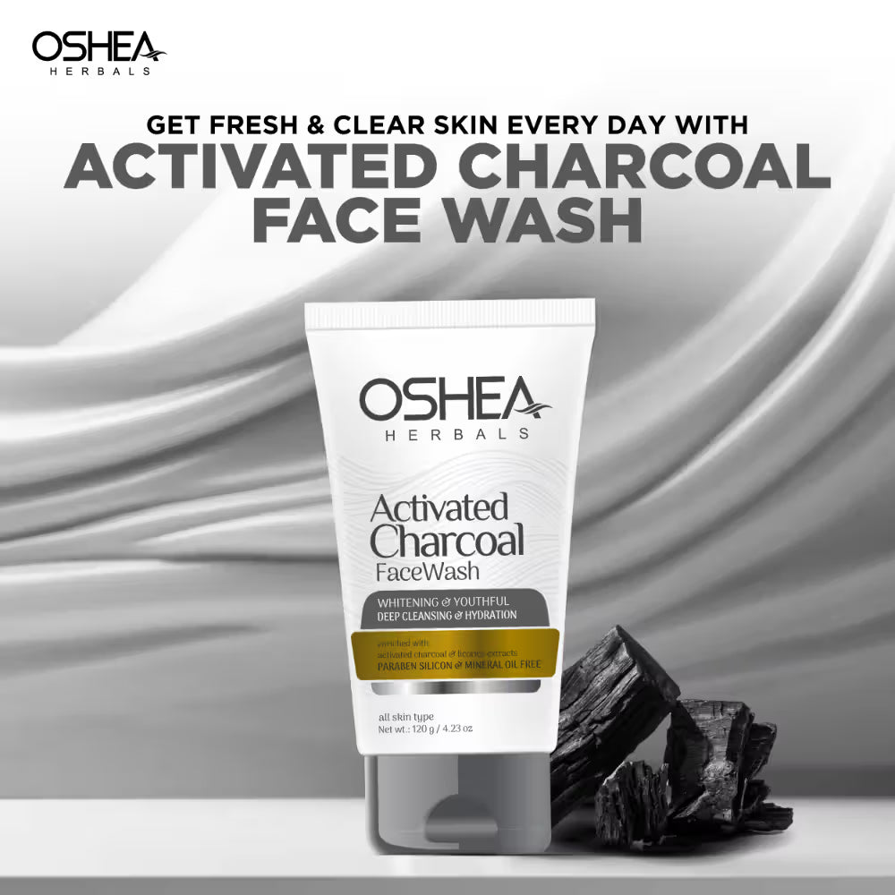 Oshea - Activated Charcoal Face Wash (120g)