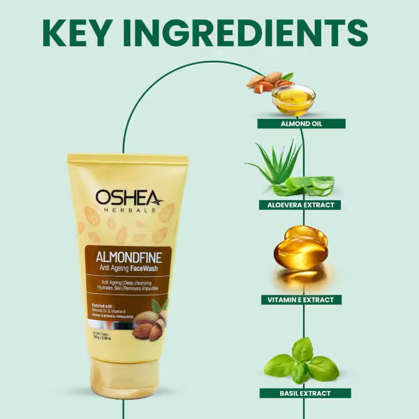 Oshea -Almondfine Anti Ageing Facewash (150g)