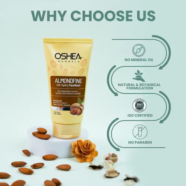 Oshea -Almondfine Anti Ageing Facewash (150g)