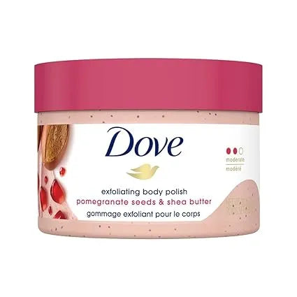 Dove – Exfoliating Body Polish Pomegranate Seeds & Shea Butter (298g)