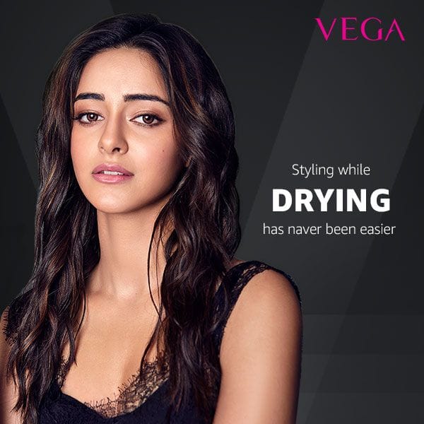 Vega - Pro Touch 1800-2000 Hair Dryer - (VHDP-02) (Black)