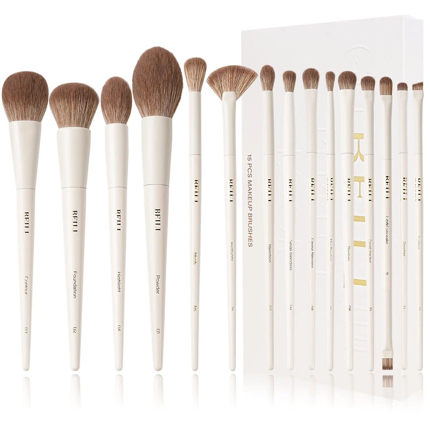 Beili - Get Beili The Perfect Look Make Up Brush Set (15Pcs)