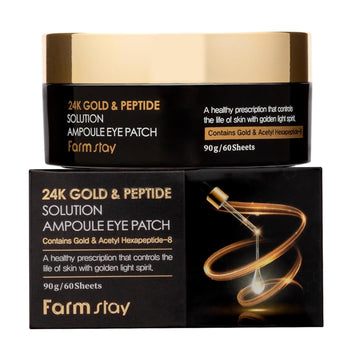 Farm Stay - 24K Gold & Peptide Solution Ampoule Eye Patch (90g)