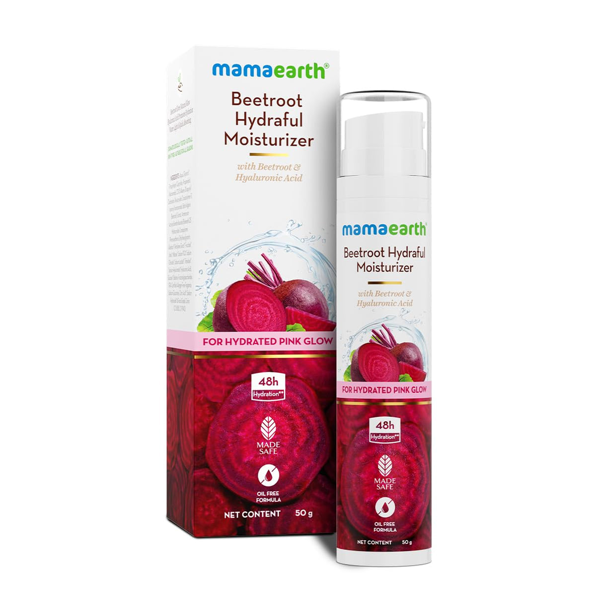 Mamaearth - Beetroot Hydraful Moisturizer (50g)