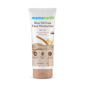 Mamaearth - Rice Oil - Free Face Moisturizer For Glass Skin (80g)