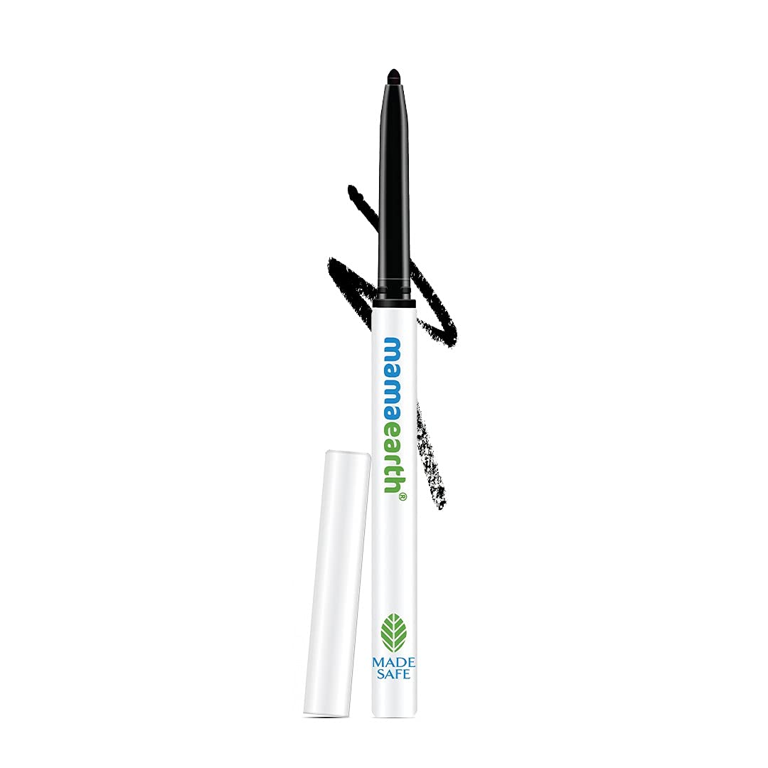 Mamaearth - Charcoal Black Long Stay Kajal (0.35g) [Buy 1 Get 1]