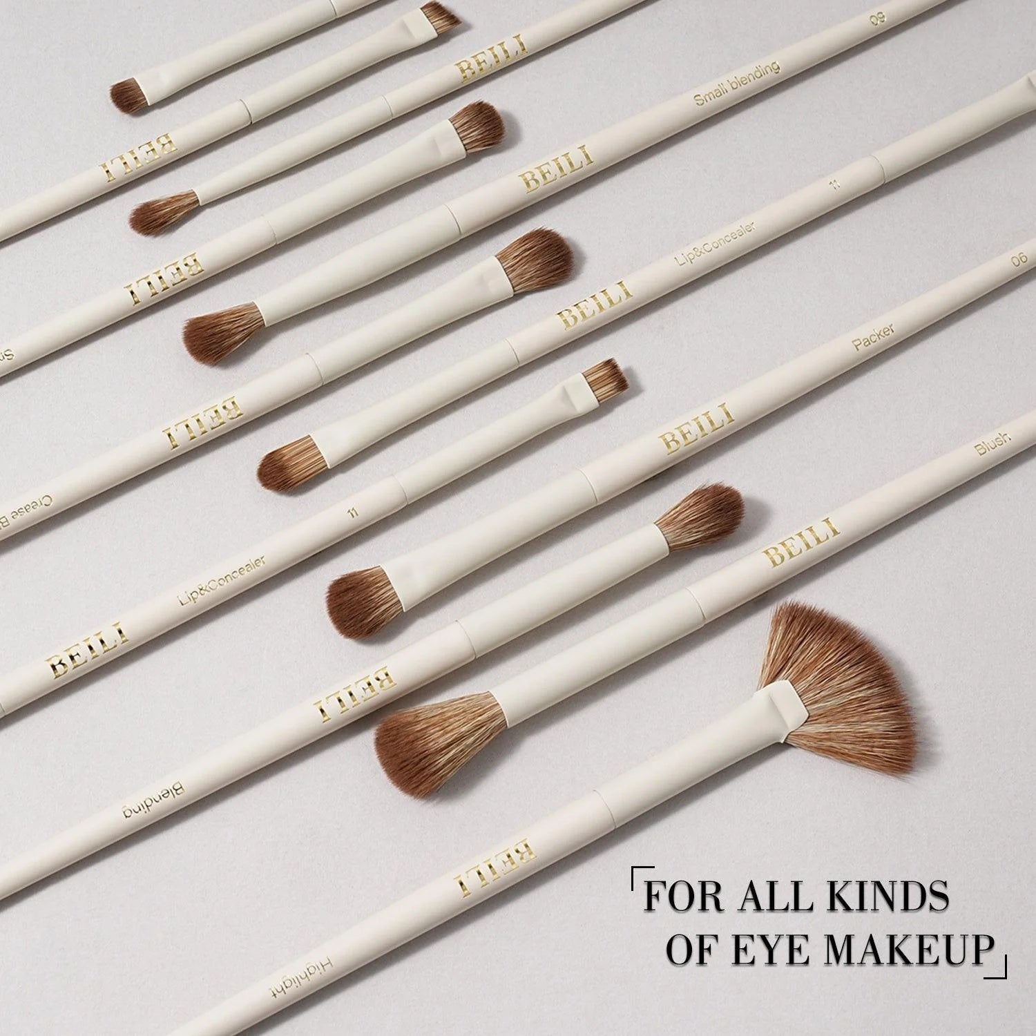 Beili - Get Beili The Perfect Look Make Up Brush Set (15Pcs)