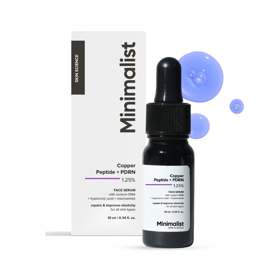 Minimalist - Copper Peptide + PDRN 1.25% Face Serum (10ML)