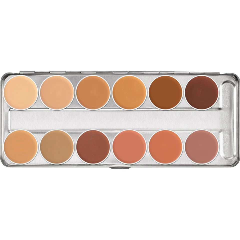 Kryolan - Derma Color Camouflage Creme 12 Shade Palette