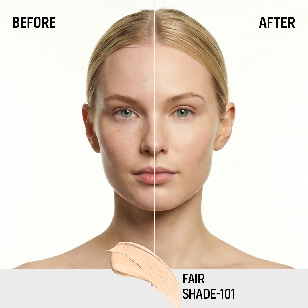 Flicka - High Coverage HD Liquid Foundation With SPF
