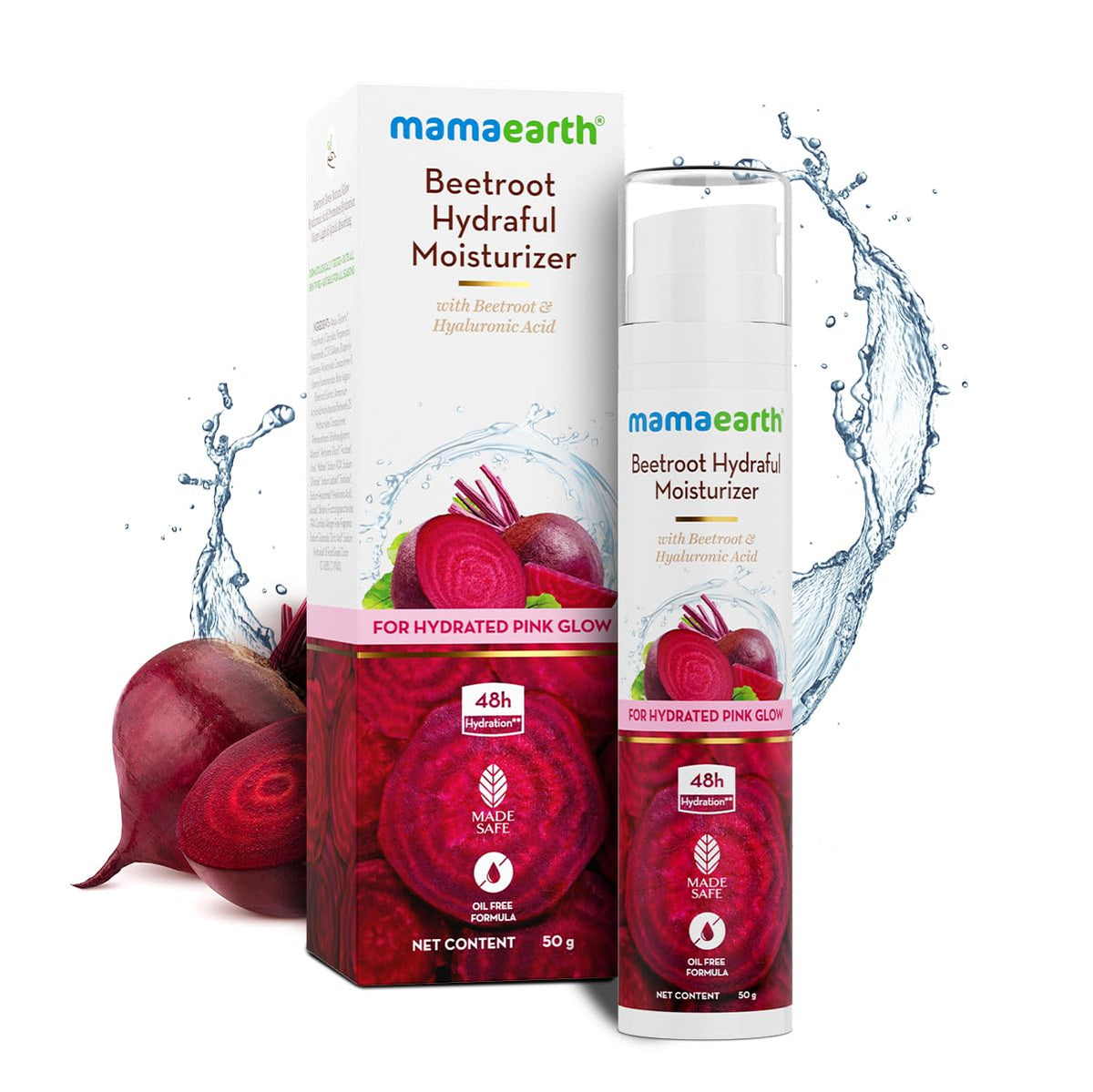 Mamaearth - Beetroot Hydraful Moisturizer (50g)