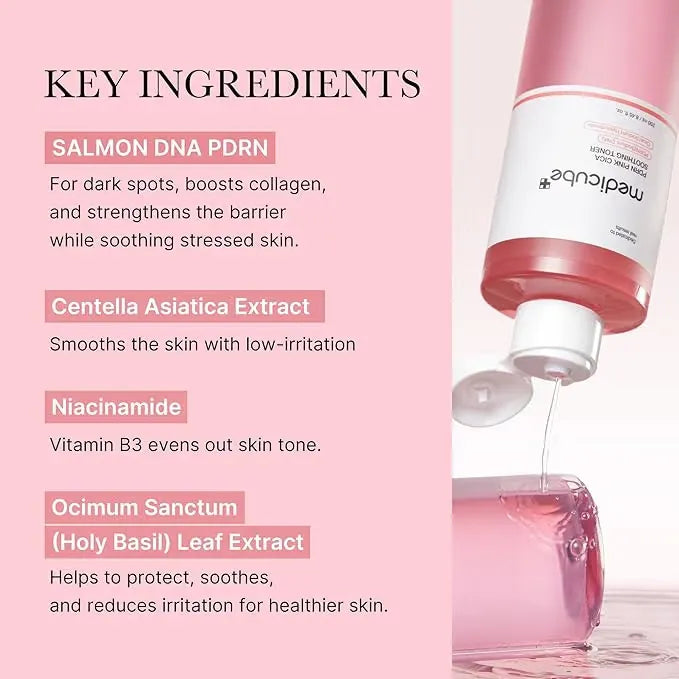 Medicube – PDRN Pink Cica Soothing Toner (250ML)