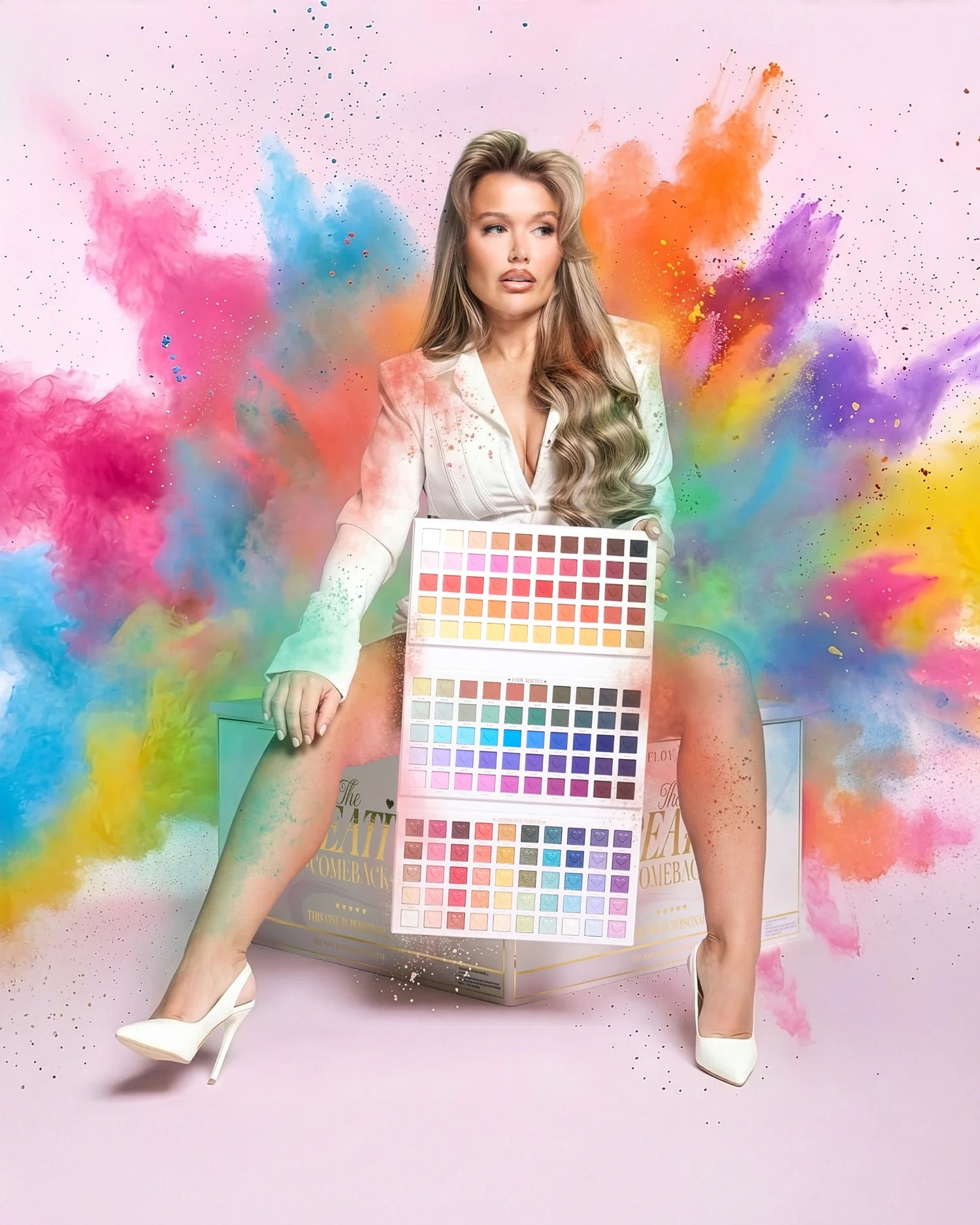 P.Louise - The Creative Comeback 150 Pan Rainbow Palette