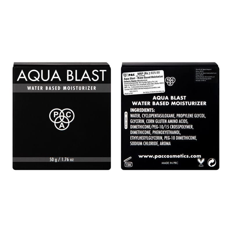 Pac - Aqua Blast - Water Based Moisturizer (50g)