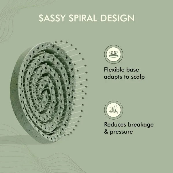 Ikonic Me – Eco Spiral Travel Brush (IKM-2109)