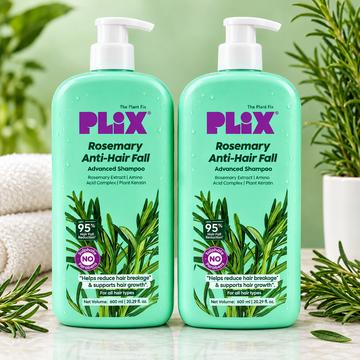 Plix - Rosemary Anti-Hair Fall Advanced Shampoo (600ml) (Buy 1 Get 1 Free)