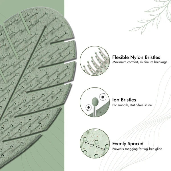 Ikonic Me – Eco Brush With Leaf Cut Design (IKM-2511)