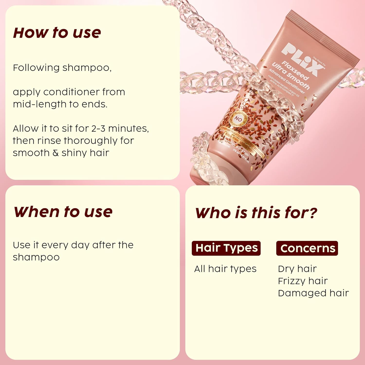 Plix - Flaxseed Ultra Smooth Advanced Conditioner (175ML)