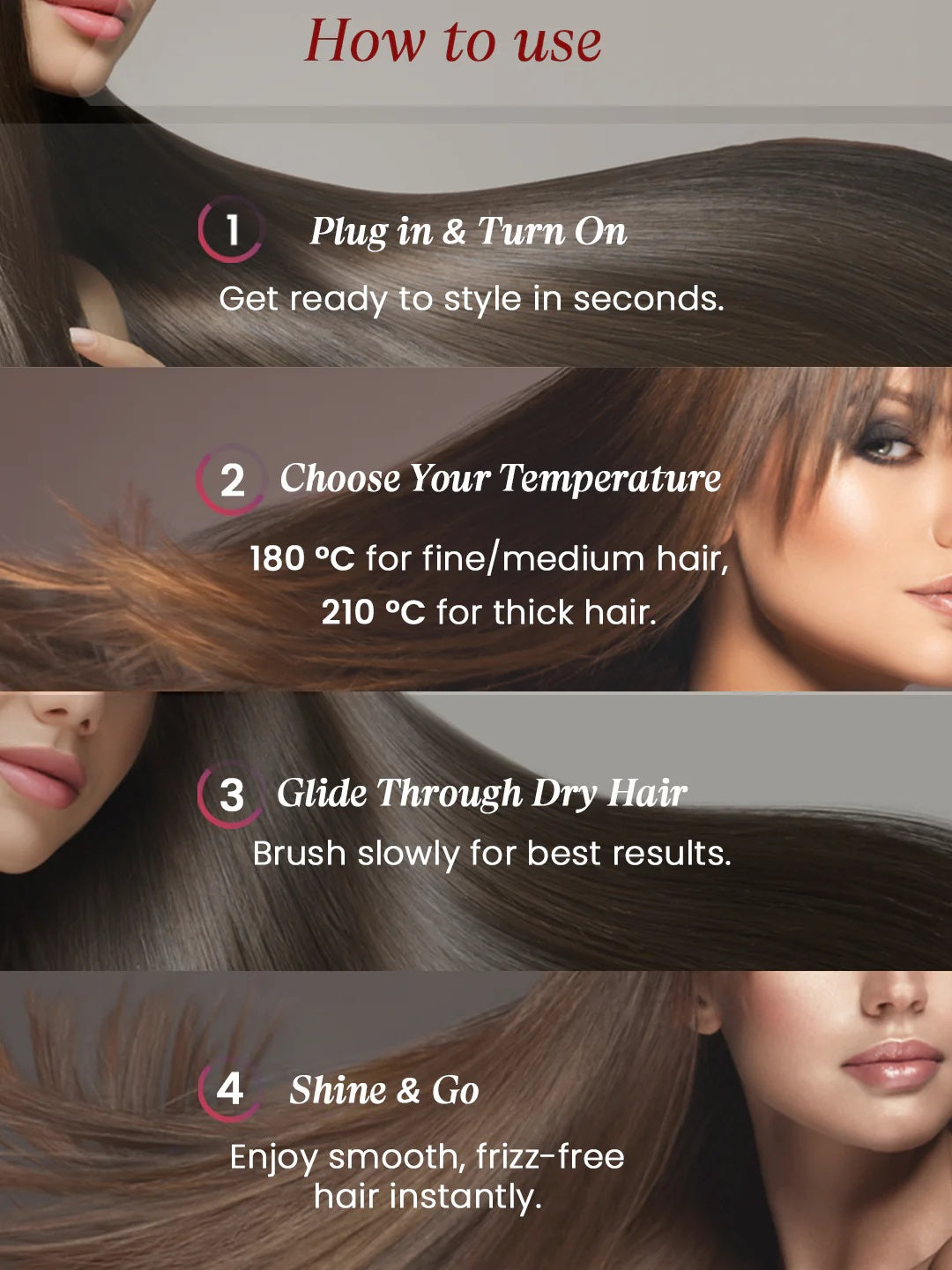 Make Mee Bold - Frizz Free Straightening Brush