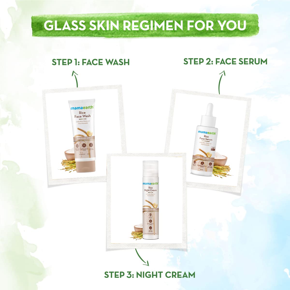 Mamaearth - Rice Night Cream For Glass Skin (50g)