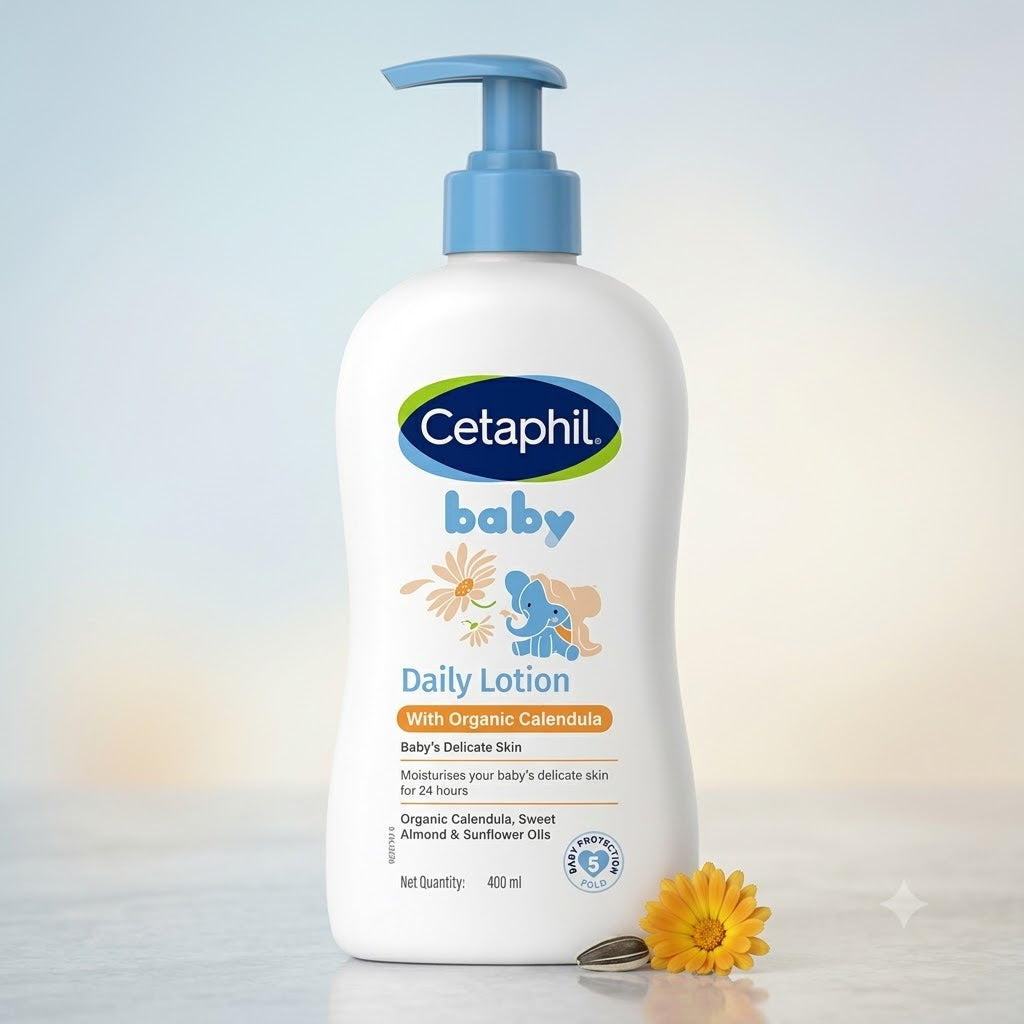 Cetaphil Baby Daily Face & Body Lotion with Organic Calendula (400mL)