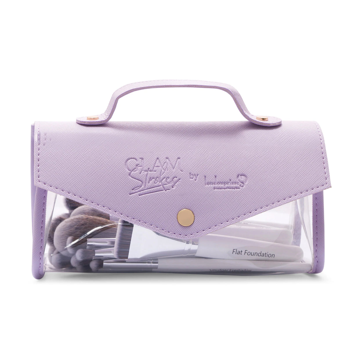 Glam Strokes By London Prime - 22 Pcs Brush Set (Lavender)