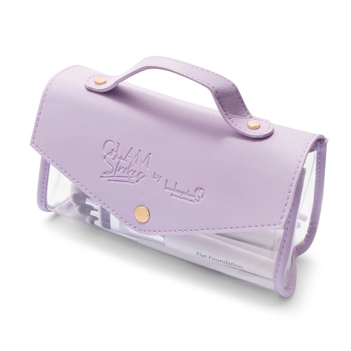 Glam Strokes By London Prime - 22 Pcs Brush Set (Lavender)