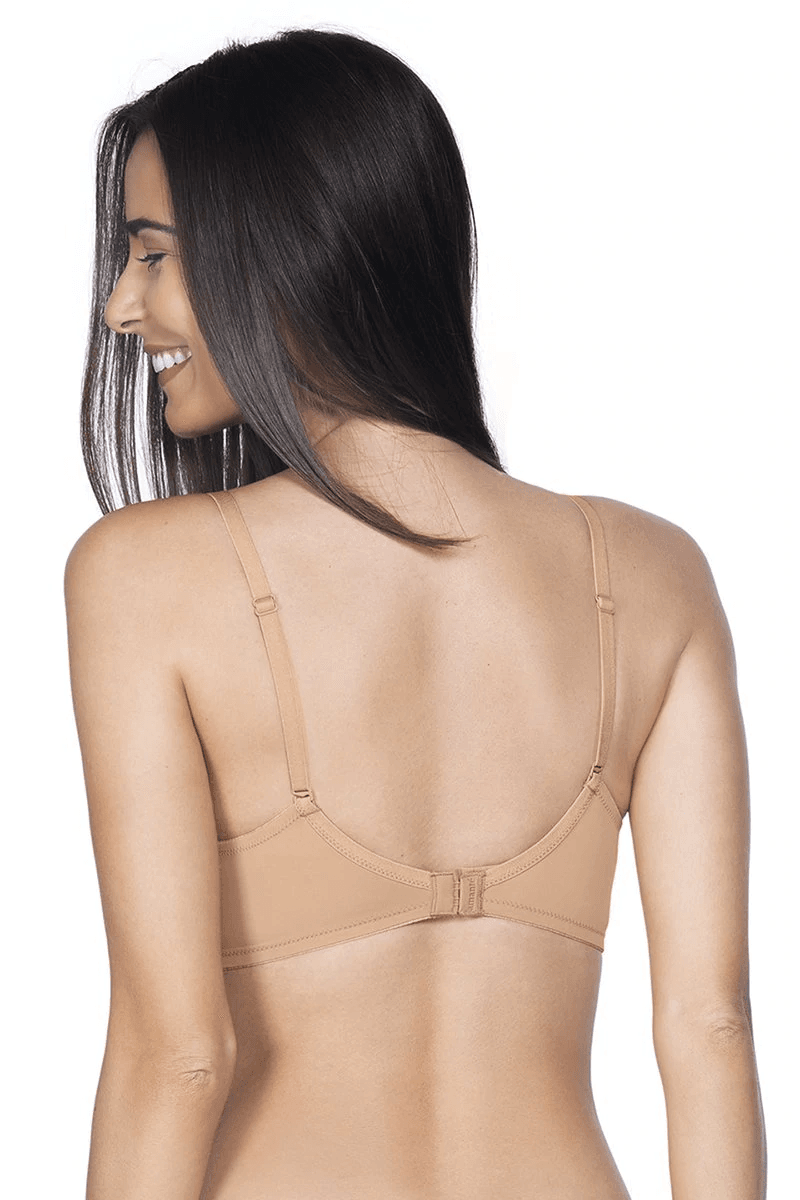 AMANTE - Smooth Charm Padded Non-Wired T-Shirt Bra (BRA10606 - Color - Sandalwood) - 01N