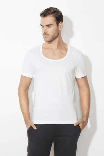 VanHeusen - Half Sleeve Undershirt Classic (#10072 - 01N) - White Innerwear