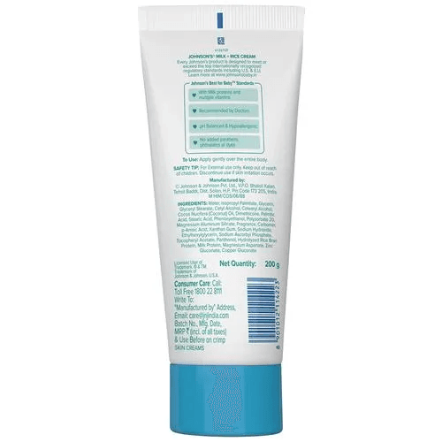 Johnson's - baby Milk + Rice Cream- With Milk (100g)
