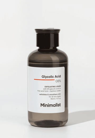 MINIMALIST - Glycolic Acid 08% Exfoliating Liquid (150mL)