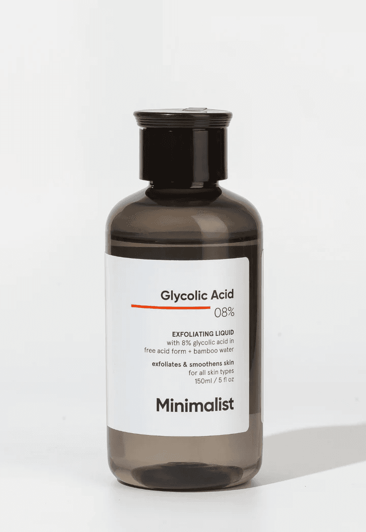MINIMALIST - Glycolic Acid 08% Exfoliating Liquid (150mL)