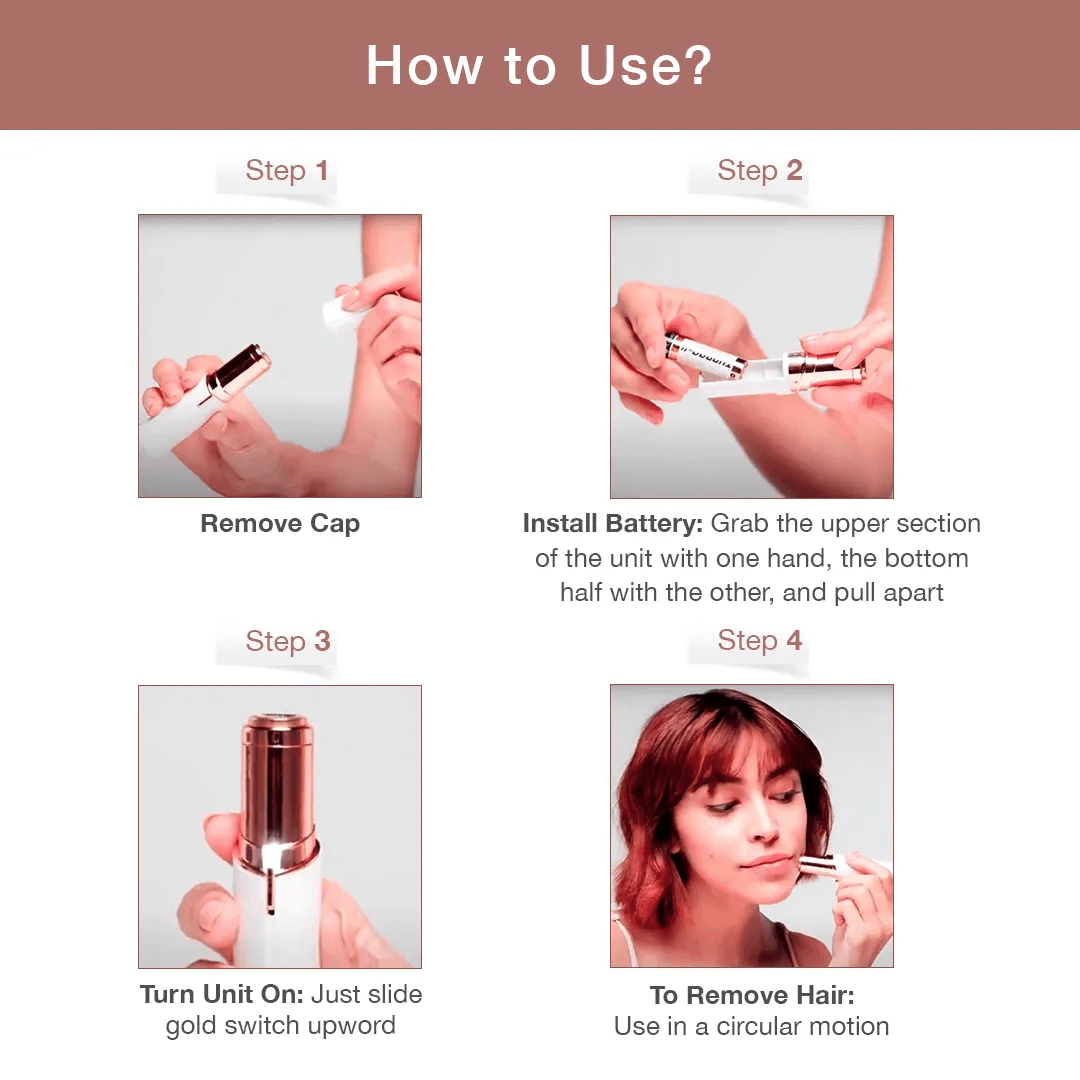 Flawless - Finishing Touch Facial Hair Remover Blush