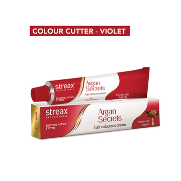 Streax Professional - Argan Secrets Hair Colourant Cream - (Violet) (60gm)