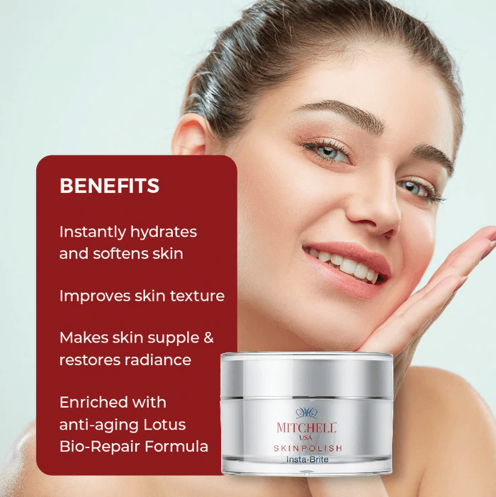 Mitchell - Skin Polish - Insta Brite - Best Exfoliating Cream (50gm)