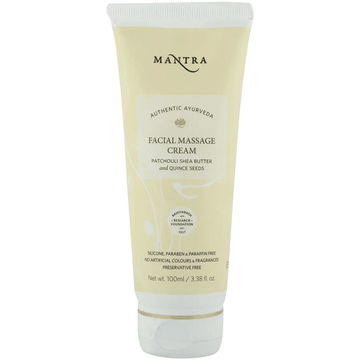 Mantra - Herbal Patchouli Shea Butter And Quince Seeds Facial Massage Cream (100mL))