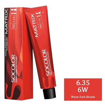 Matrix - 6.35 6W (Warm Dark Blonde) (90g) SOCOLOR Hair color
