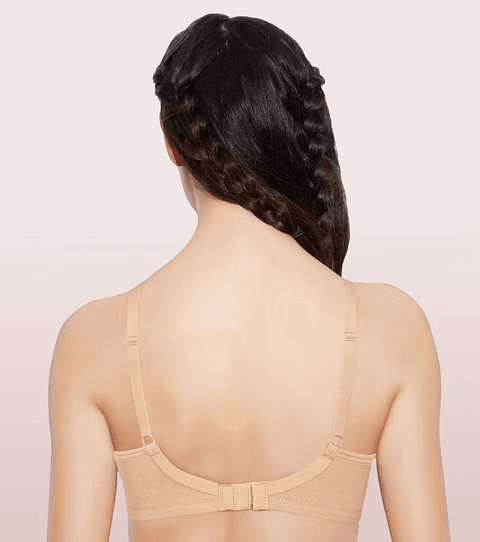 ENAMOR - (A042 - 01N) SIDE SUPPORT SHAPER SUPIMA COTTON EVERYDAY BRA (COLOR - SKIN)