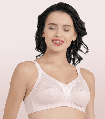 ENAMOR - (A014 - 01N) SUPER CONTOURING M-FRAME FULL SUPPORT BRA (COLOR - PEARL)